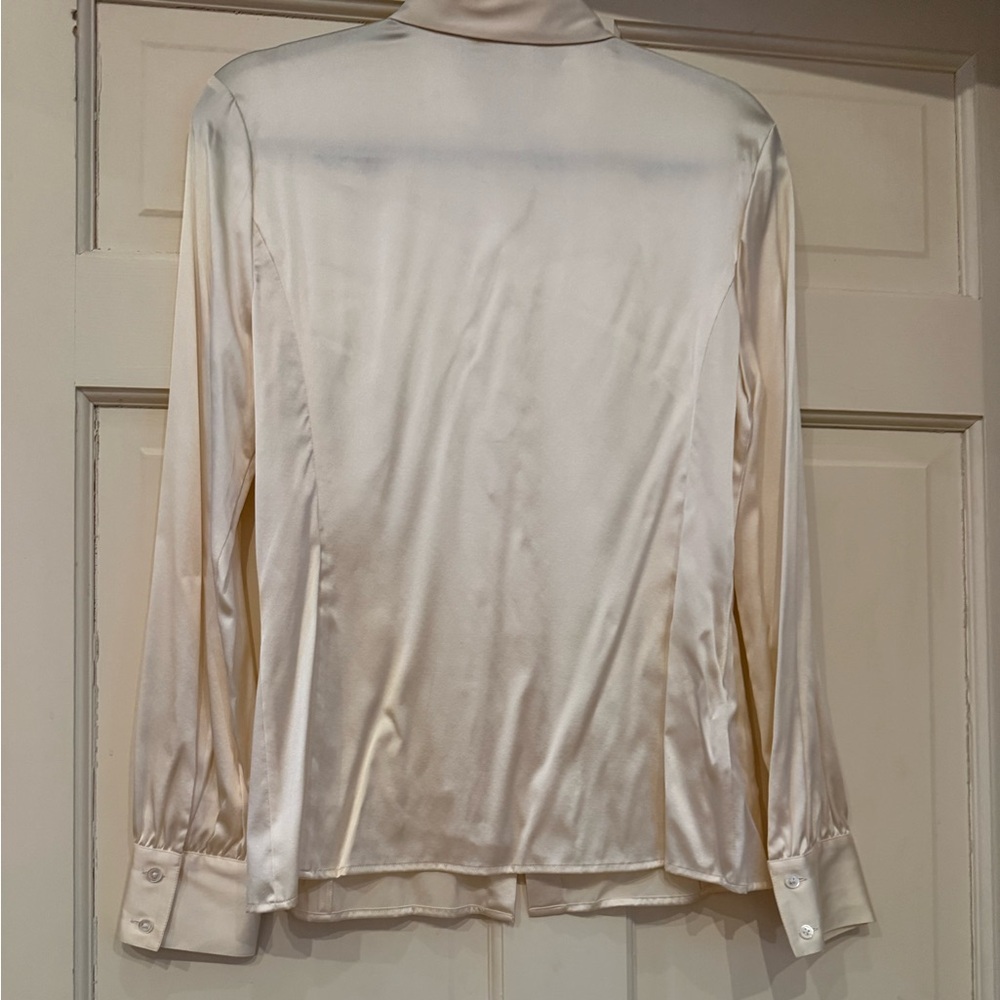 Silk Classic Button-down blouse NWT - image 2